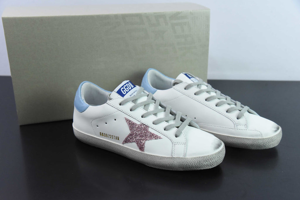 Golden Goose Super Star Pink Blue