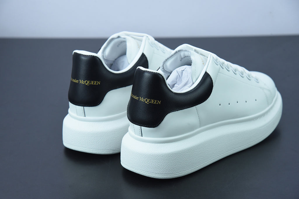 Alexander McQueen White/Black Leather