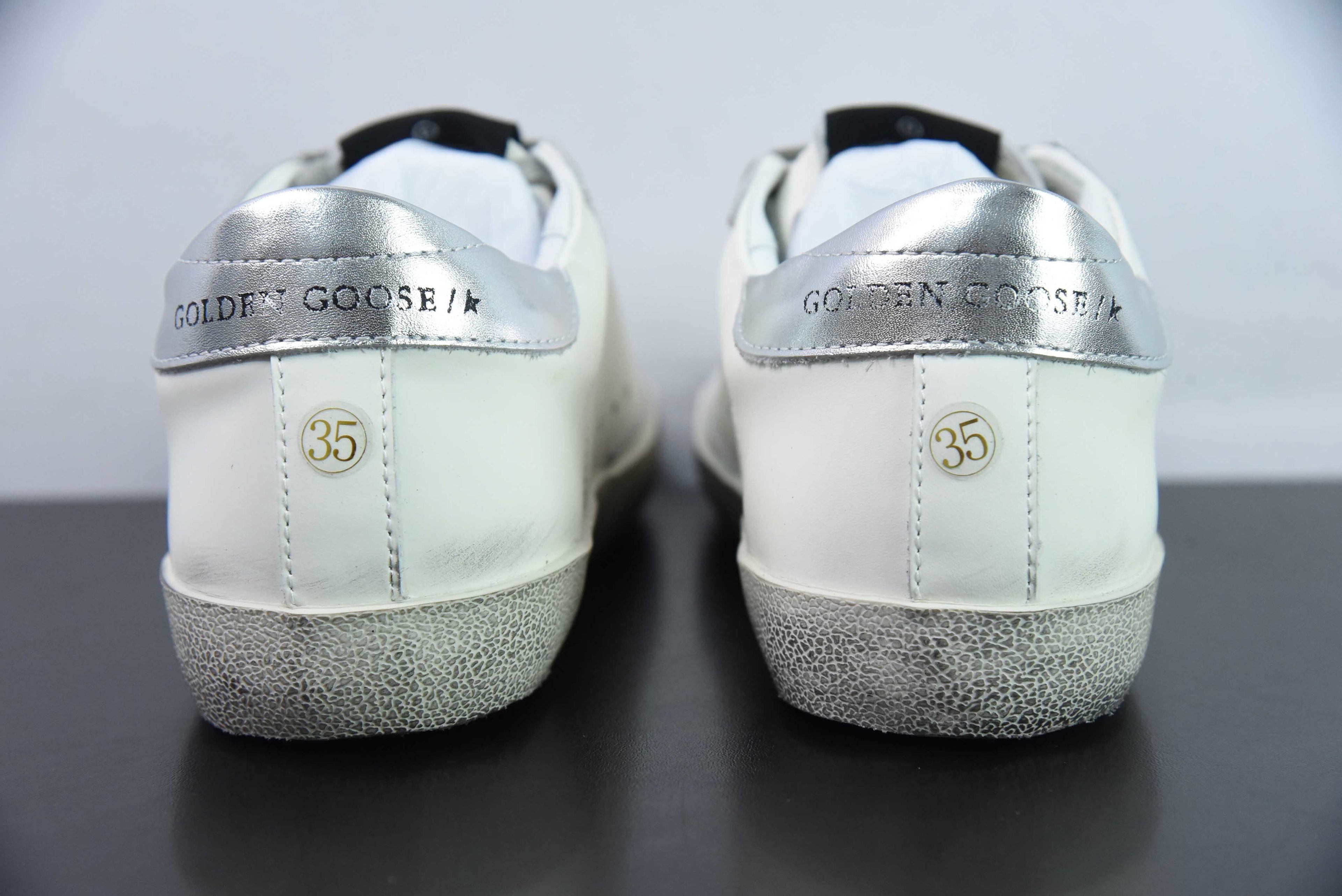 Golden Goose Super Star Black Silver