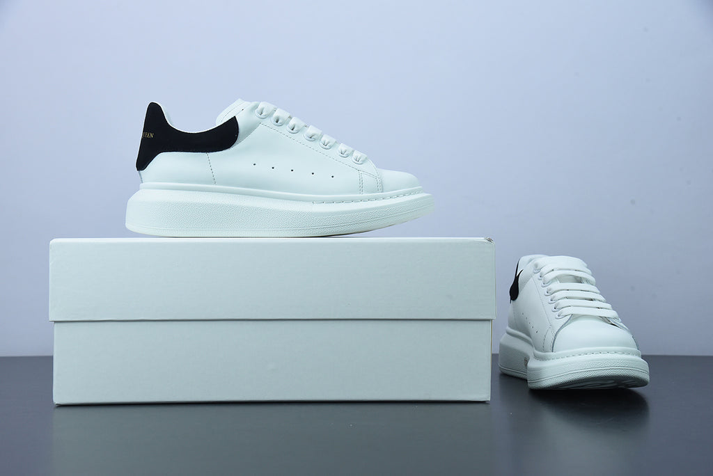 Alexander McQueen White/Black Suede