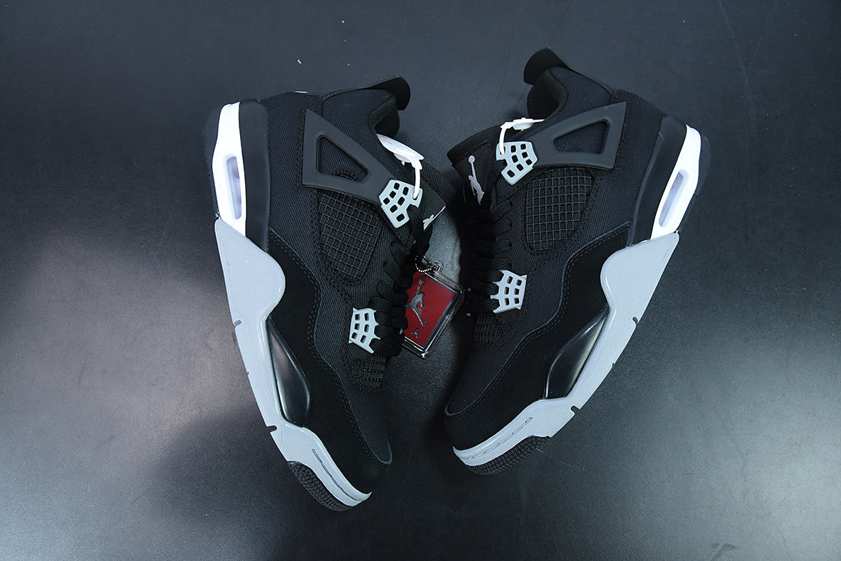 Jordan 4 Retro Black Canvas