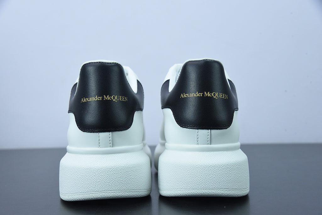 Alexander McQueen White/Black Leather