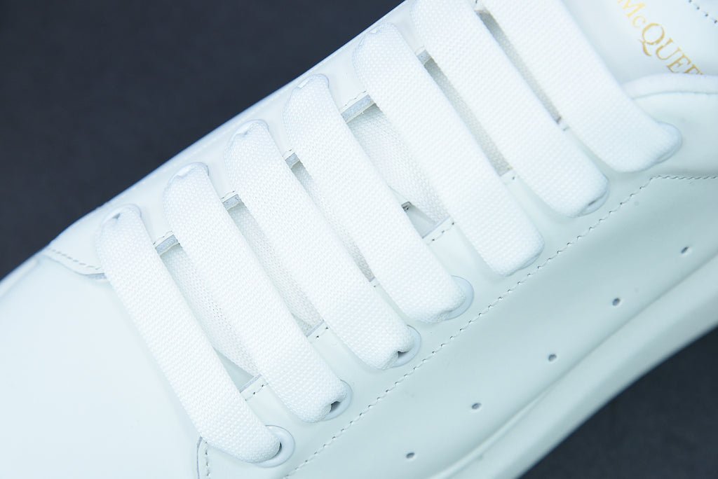 Alexander McQueen White/Black Leather