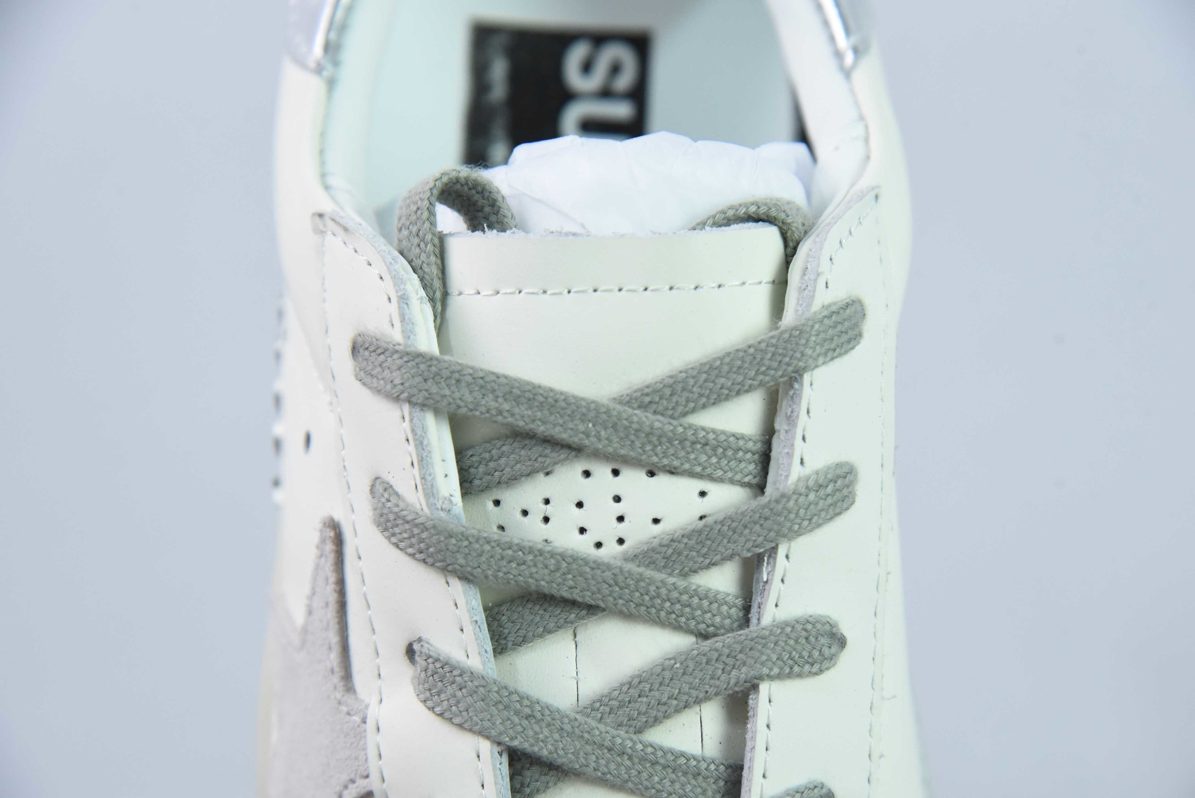 Golden Goose Super Star Silver Gray