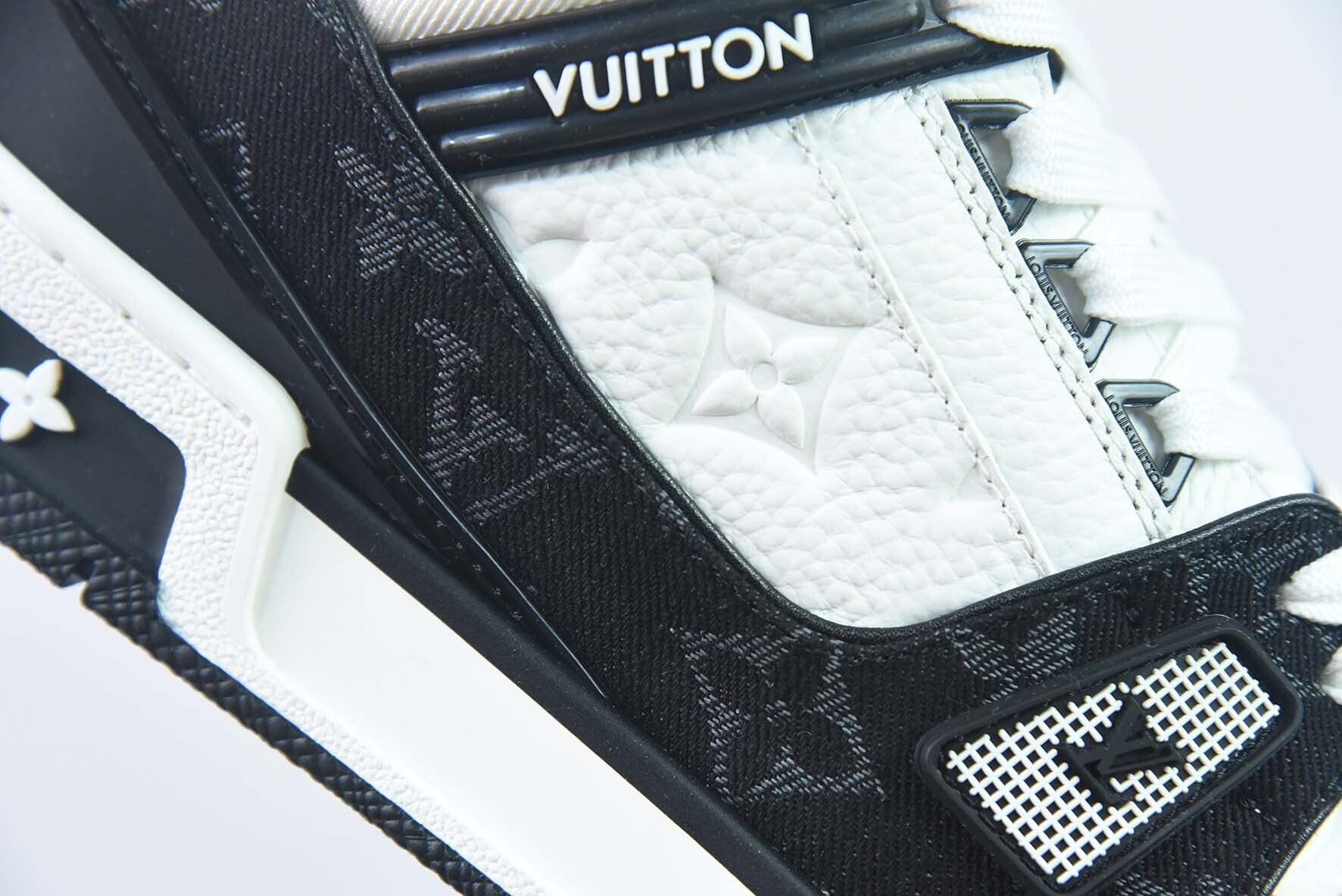 Louis Vuitton Trainer Black and  White