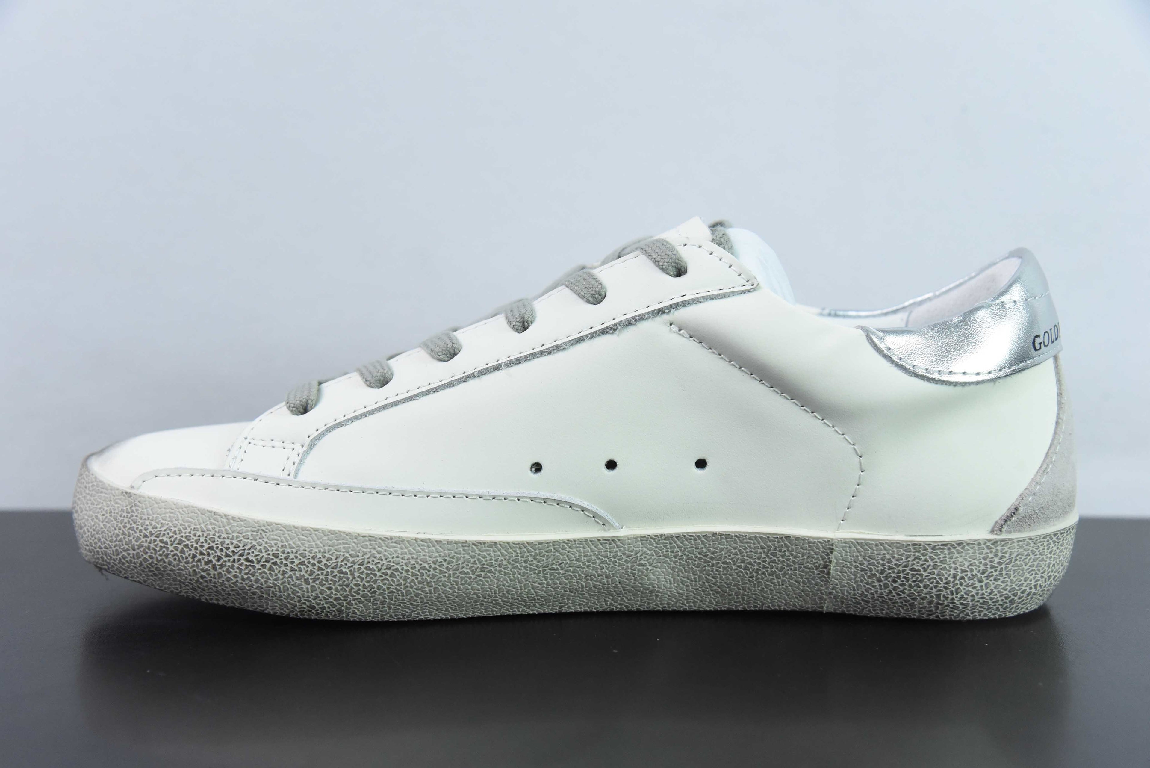 Golden Goose Super Star Silver Gray