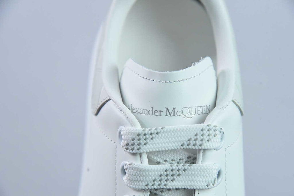 Alexander McQueen Light Gray Crocodile