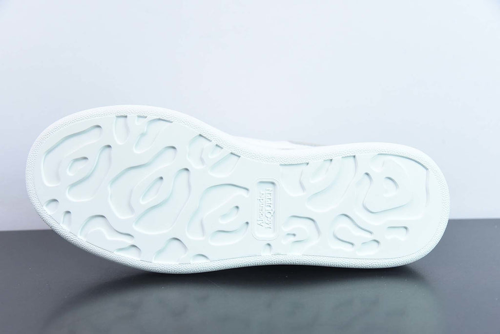 Alexander McQueen White/Beige Crocodile