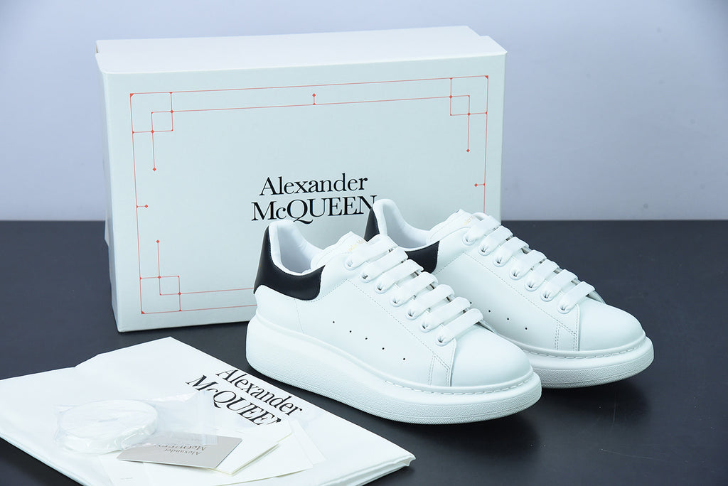 Alexander McQueen White/Black Leather