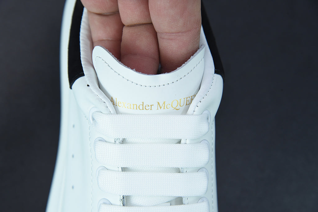 Alexander McQueen White/Black Suede