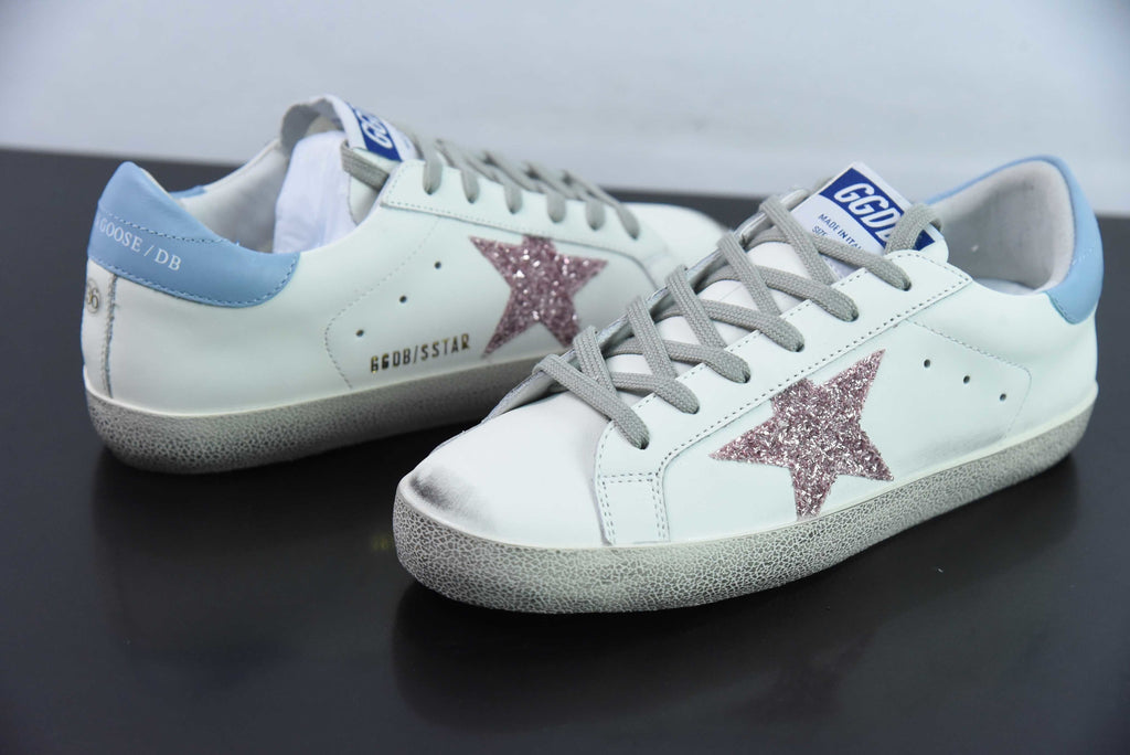 Golden Goose Super Star Pink Blue
