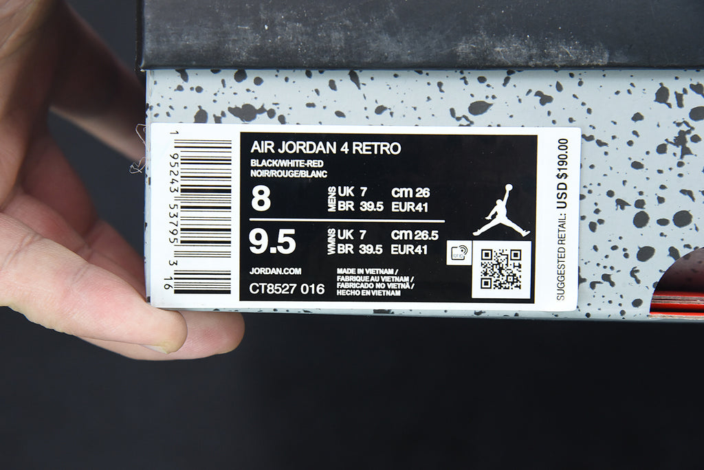 Jordan 4 Retro Red Thunder