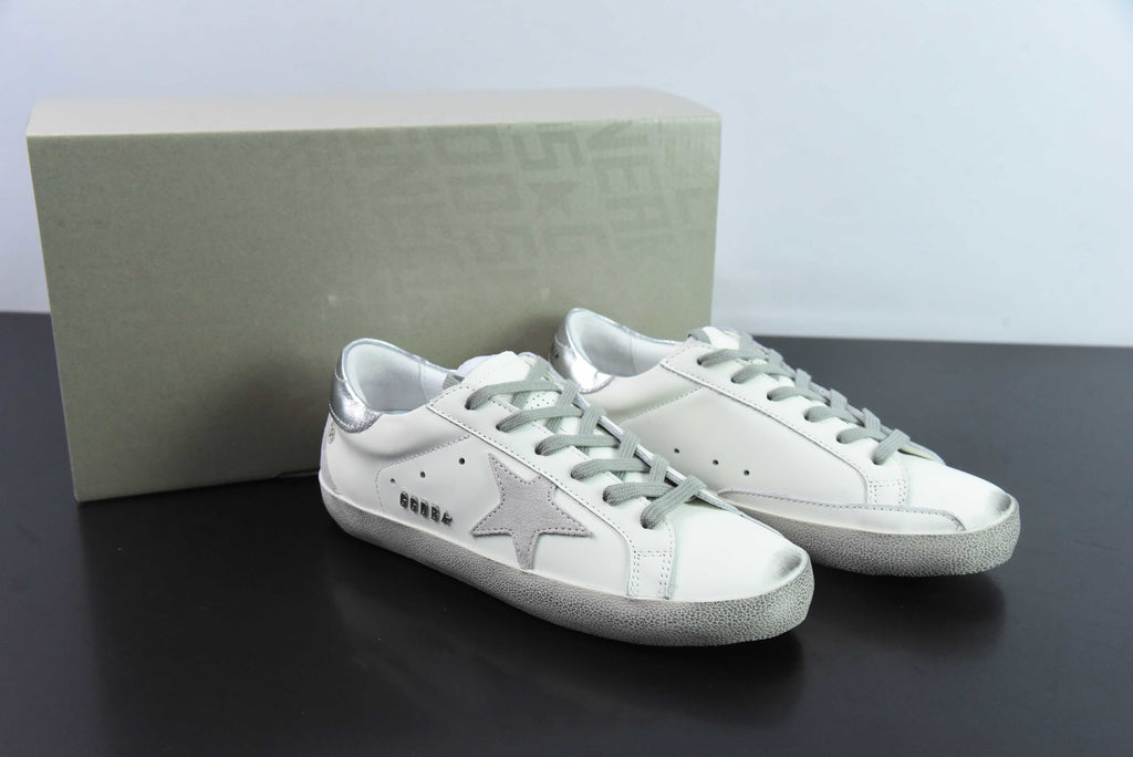 Golden Goose Super Star Silver Gray