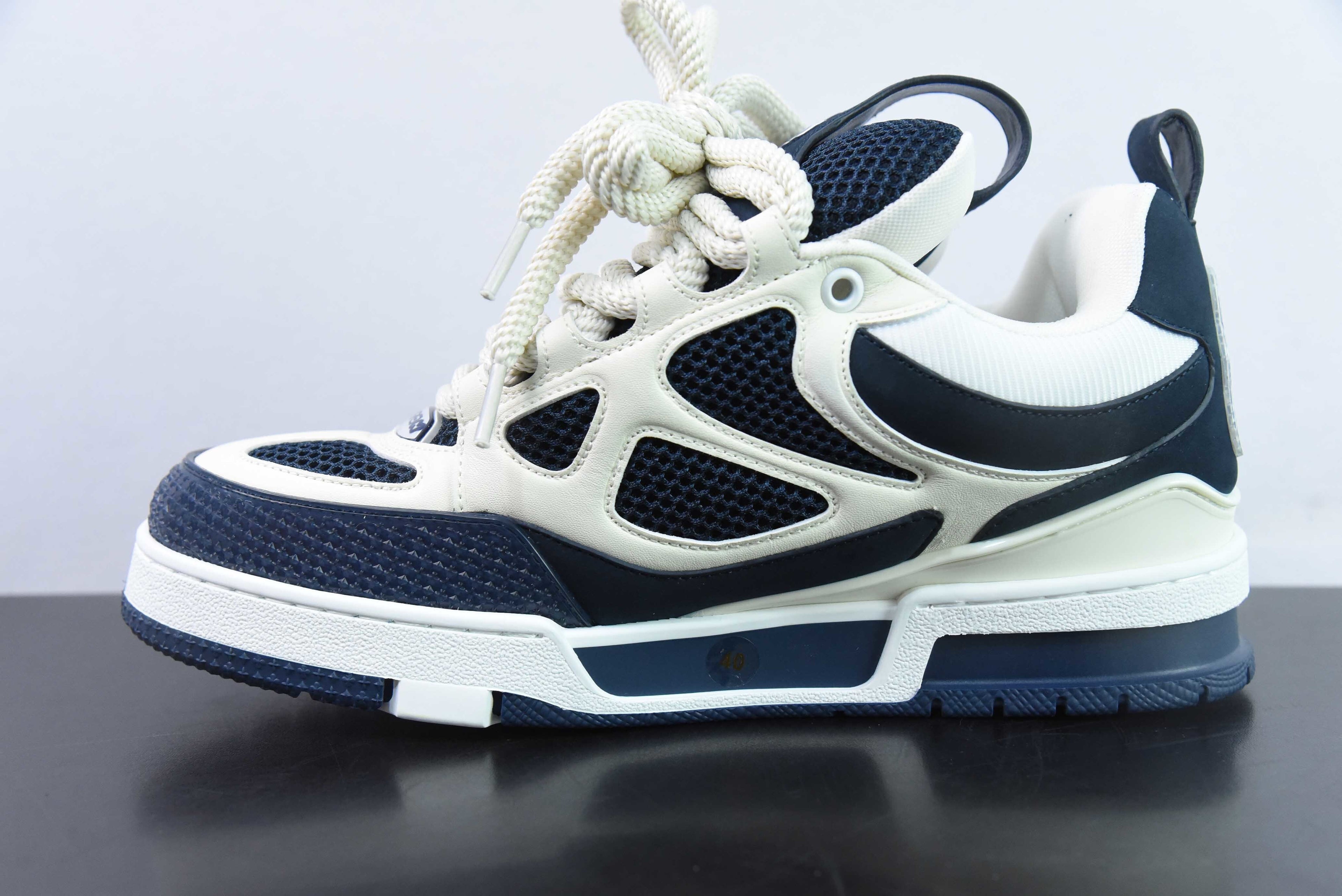 Louis Vuitton Skate Blue and White