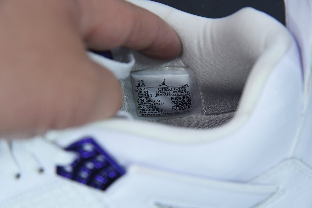 Jordan 4 Retro Metallic Purple