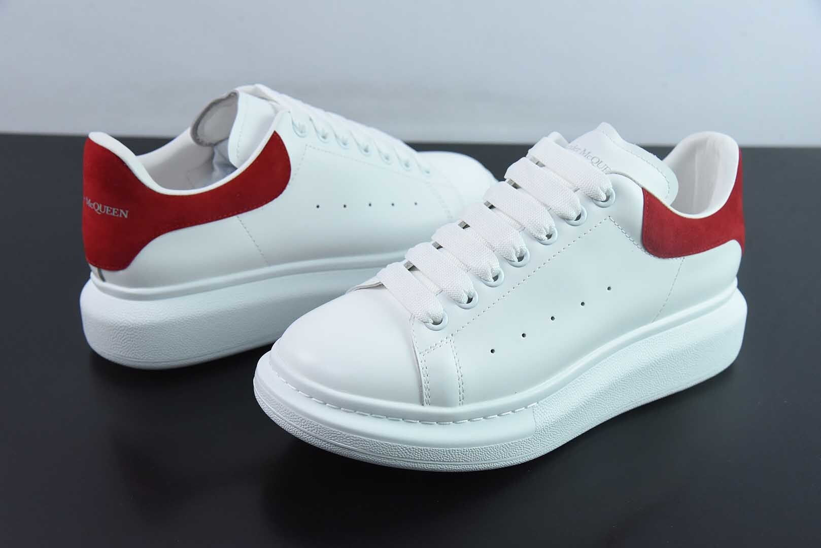 Alexander McQueen Red Suede