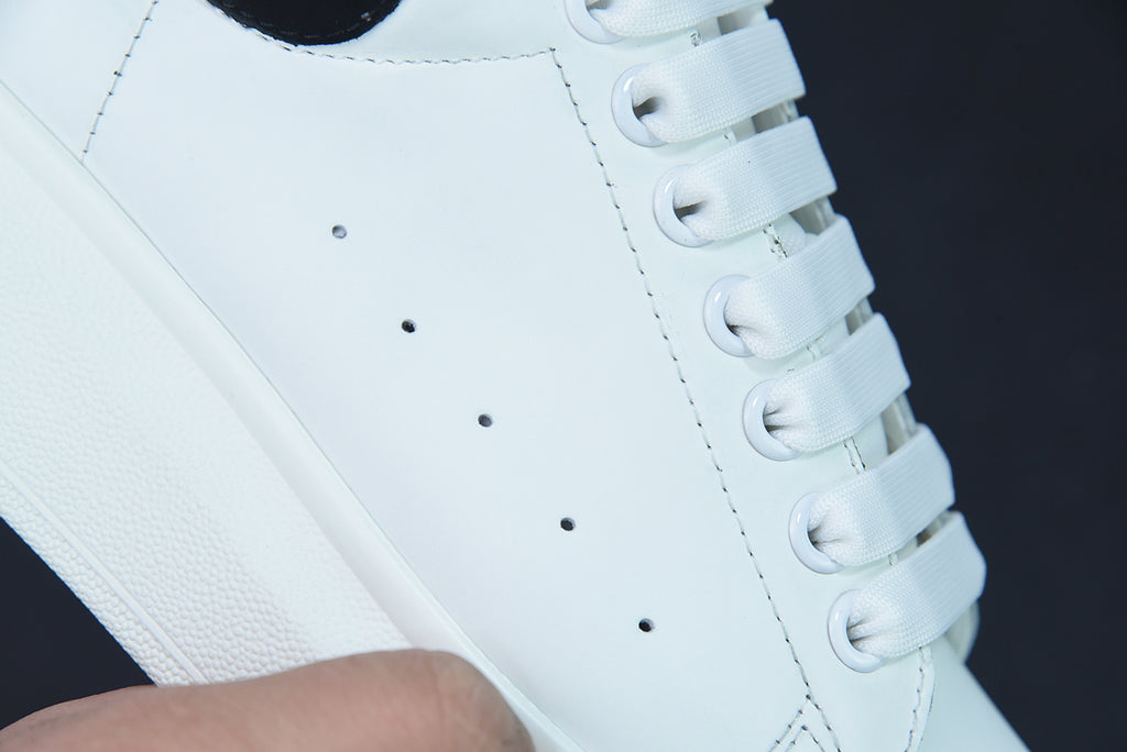 Alexander McQueen White/Black Suede