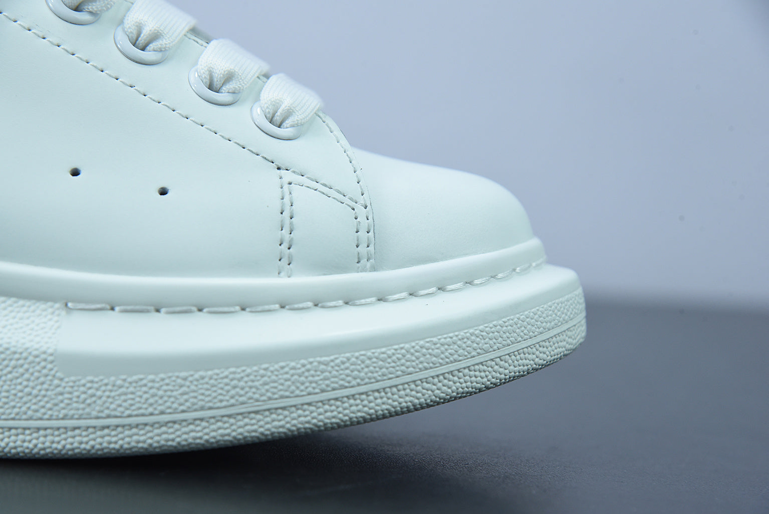 Alexander McQueen White/Black Suede