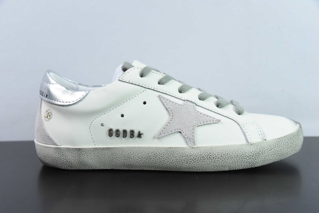 Golden Goose Super Star Silver Gray
