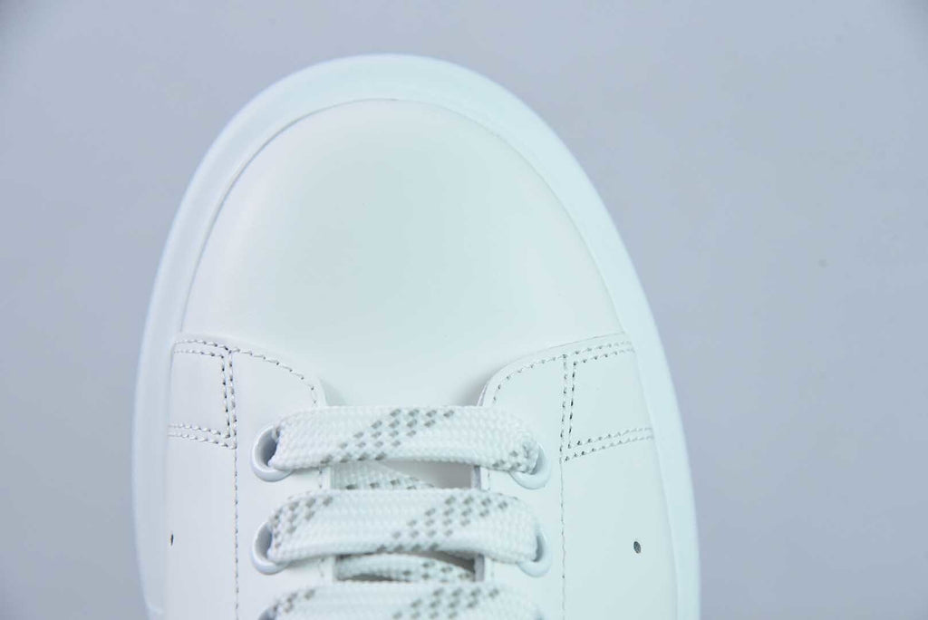 Alexander McQueen Light Gray Crocodile