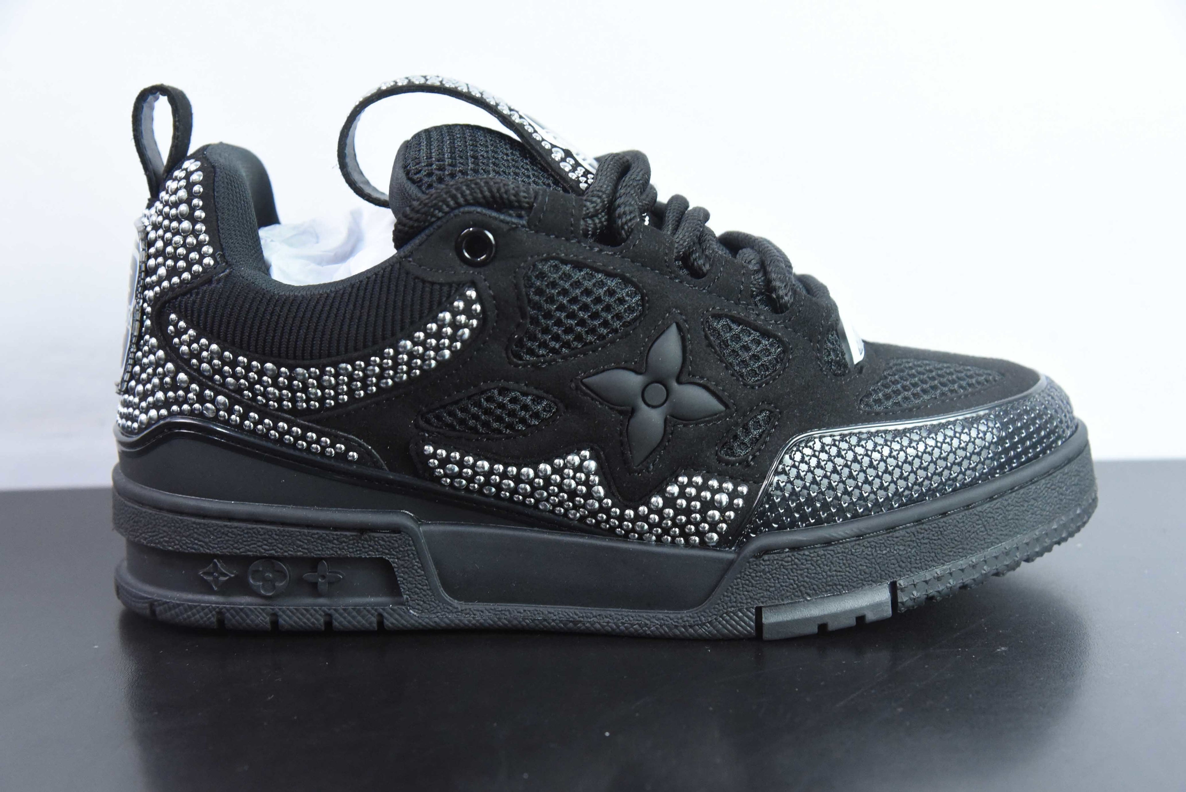 Louis Vuitton Skate Black with Beads