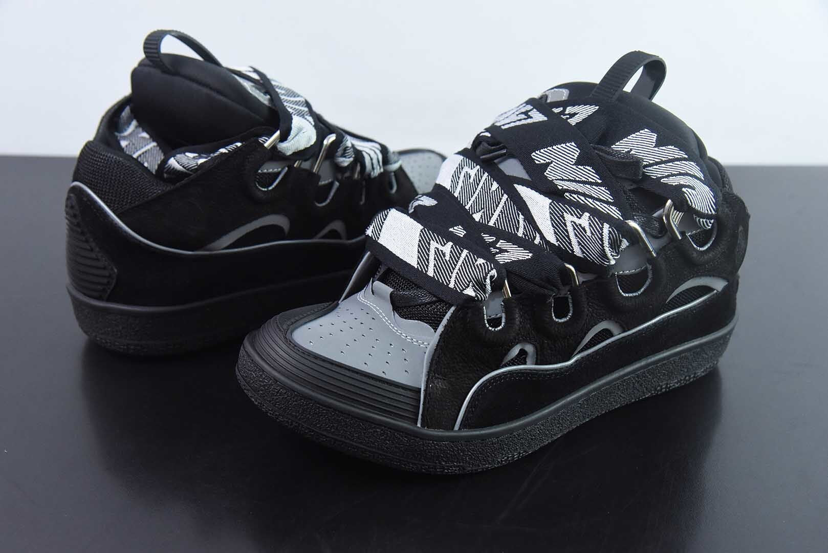 Lanvin Curb Black Gray