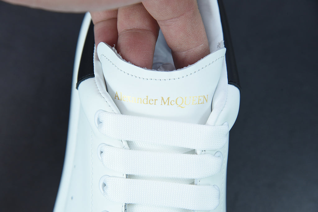 Alexander McQueen White/Black Leather
