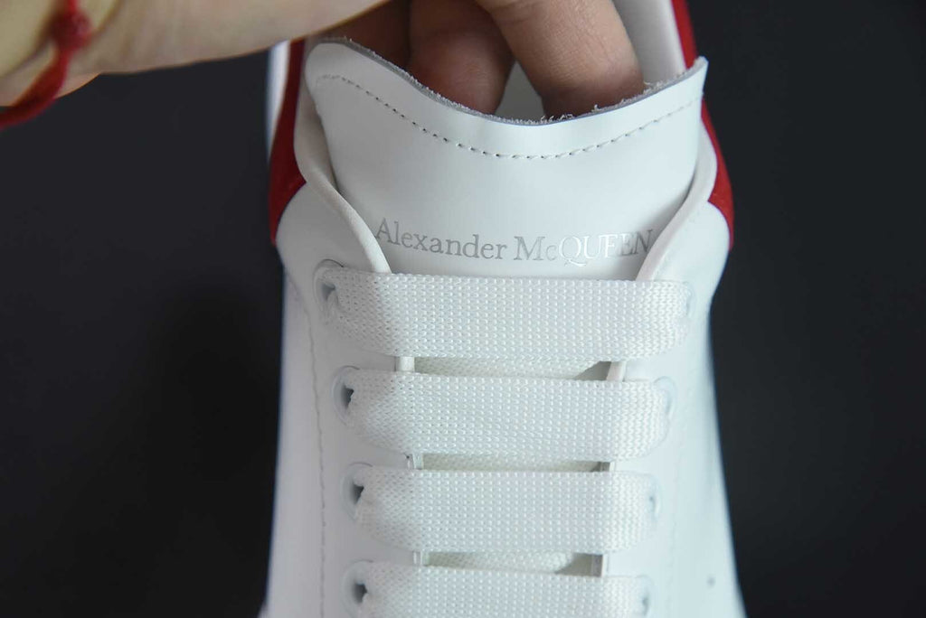 Alexander McQueen Red Suede