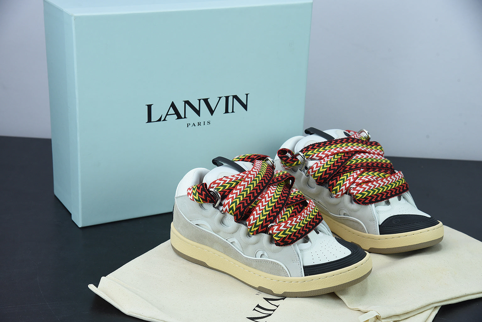 Lanvin Curb White