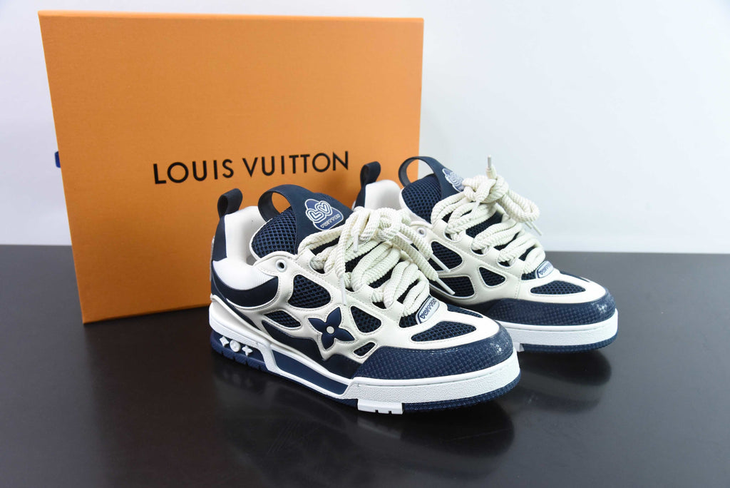Louis Vuitton Skate Blue and White
