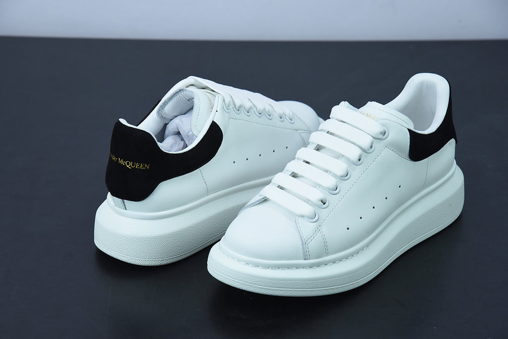 Alexander McQueen White/Black Suede