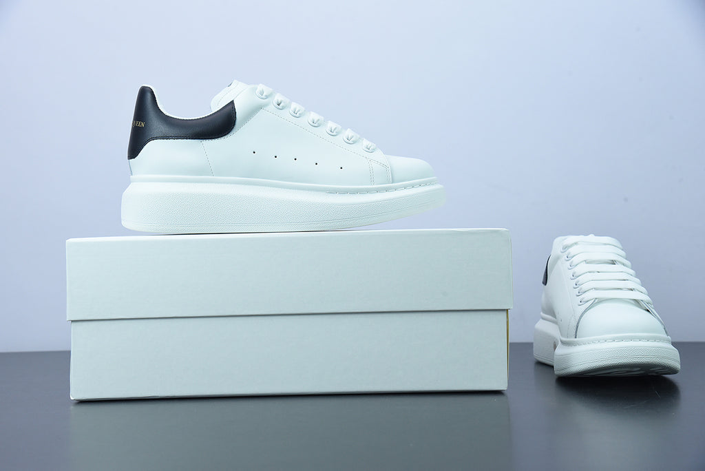 Alexander McQueen White/Black Leather