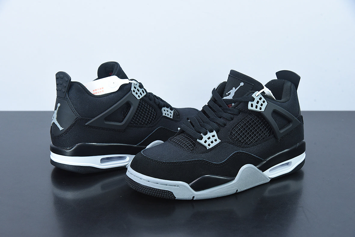 Jordan 4 Retro Black Canvas