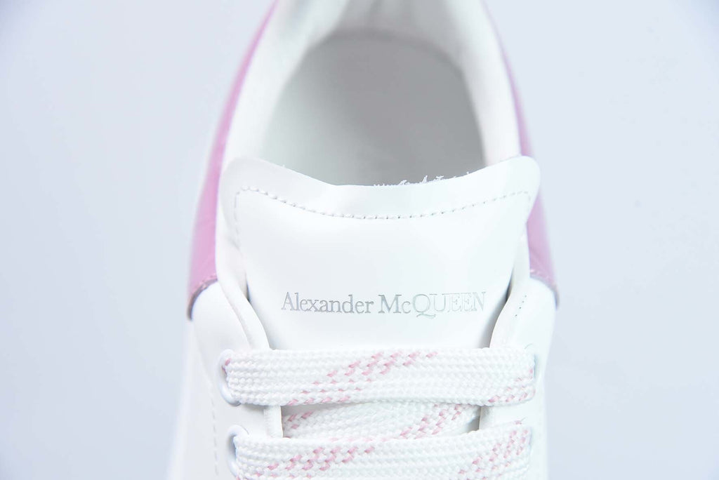 Alexander McQueen White/Pink Crocodile
