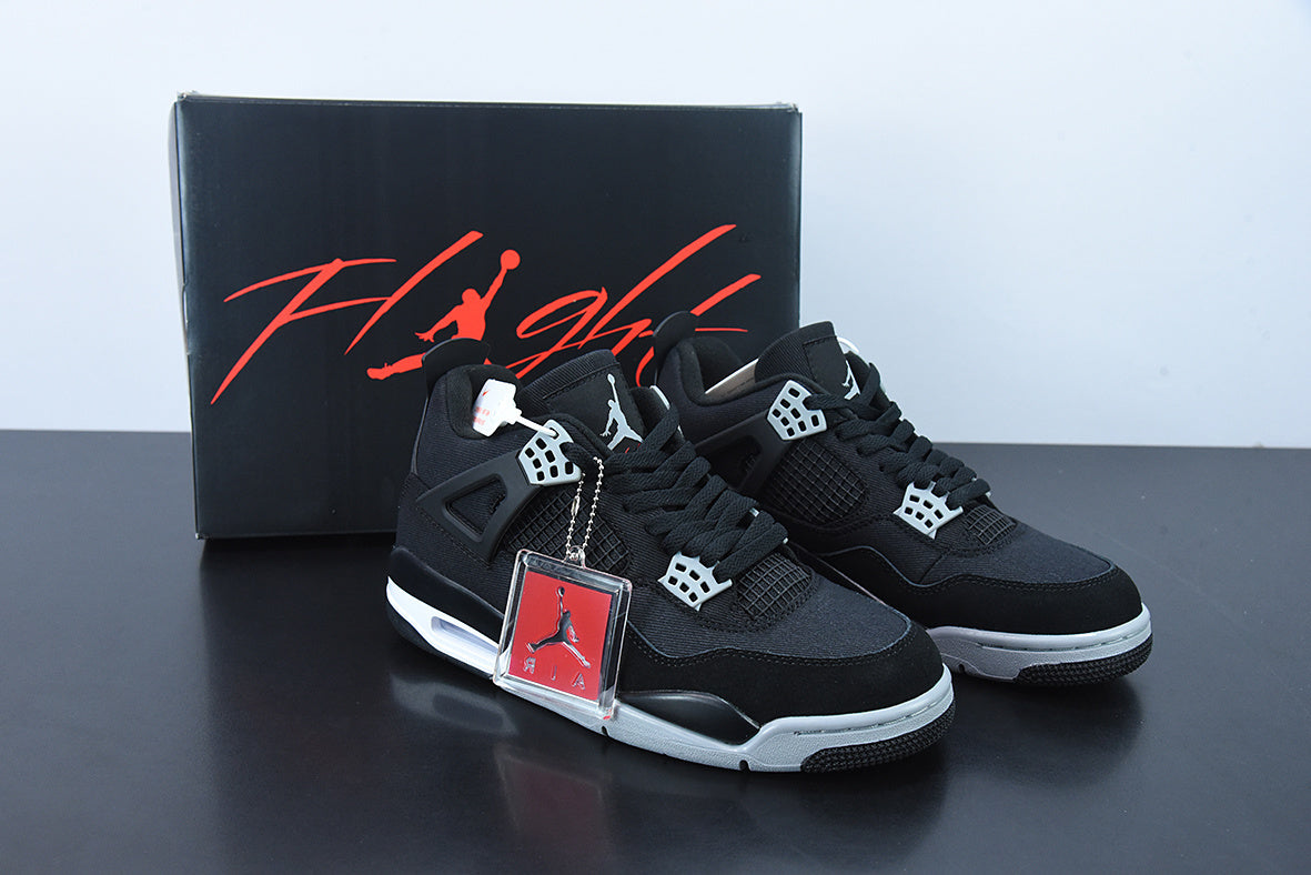 Jordan 4 Retro Black Canvas