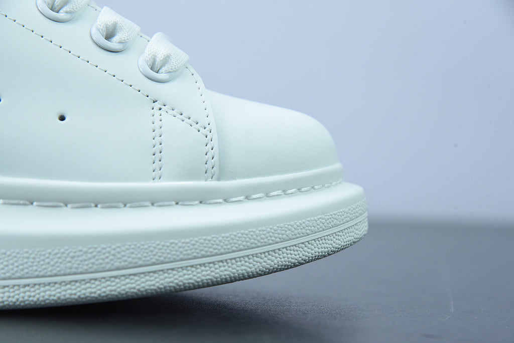 Alexander McQueen White/Sky Gray Suede