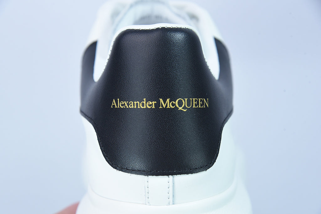 Alexander McQueen White/Black Leather