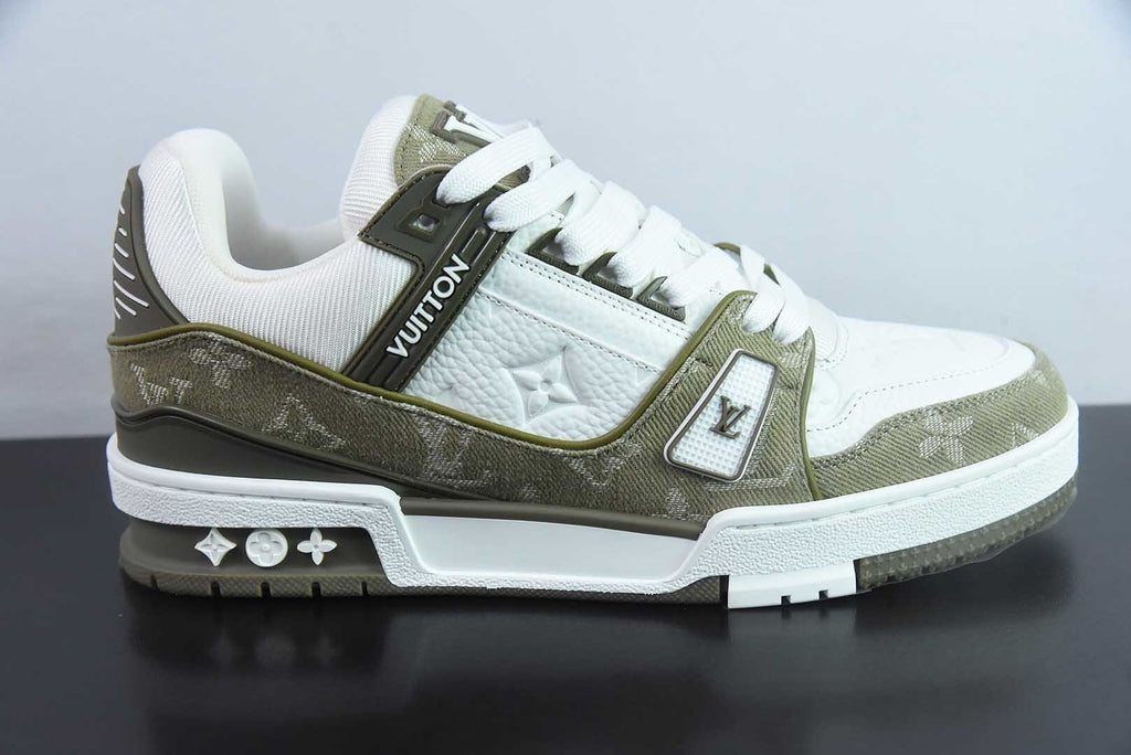 Louis Vuitton Trainer Olive Green