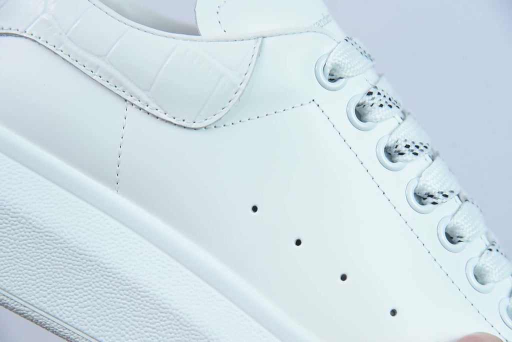 Alexander McQueen White Crocodile