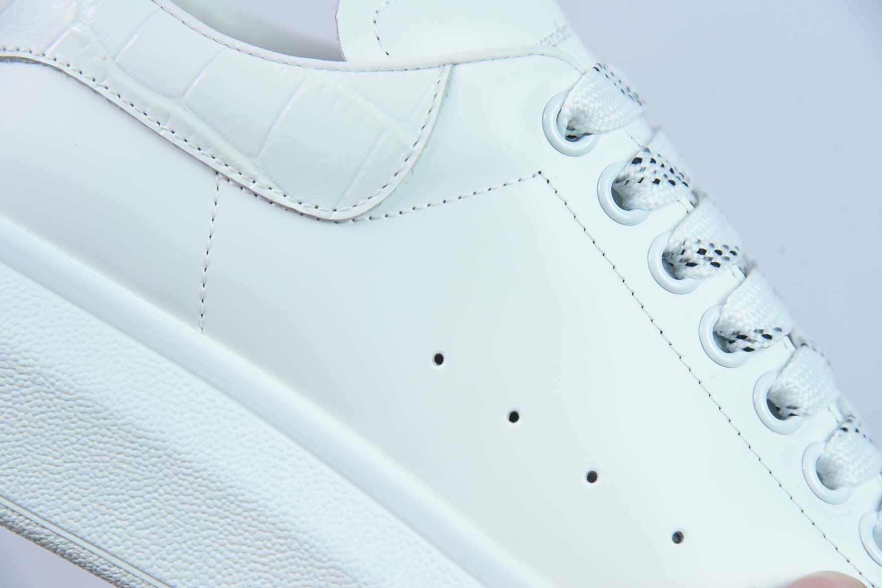 Alexander McQueen White Crocodile