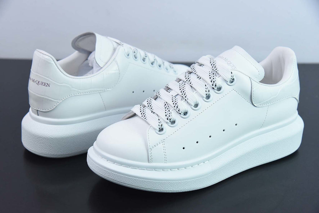 Alexander McQueen White Crocodile