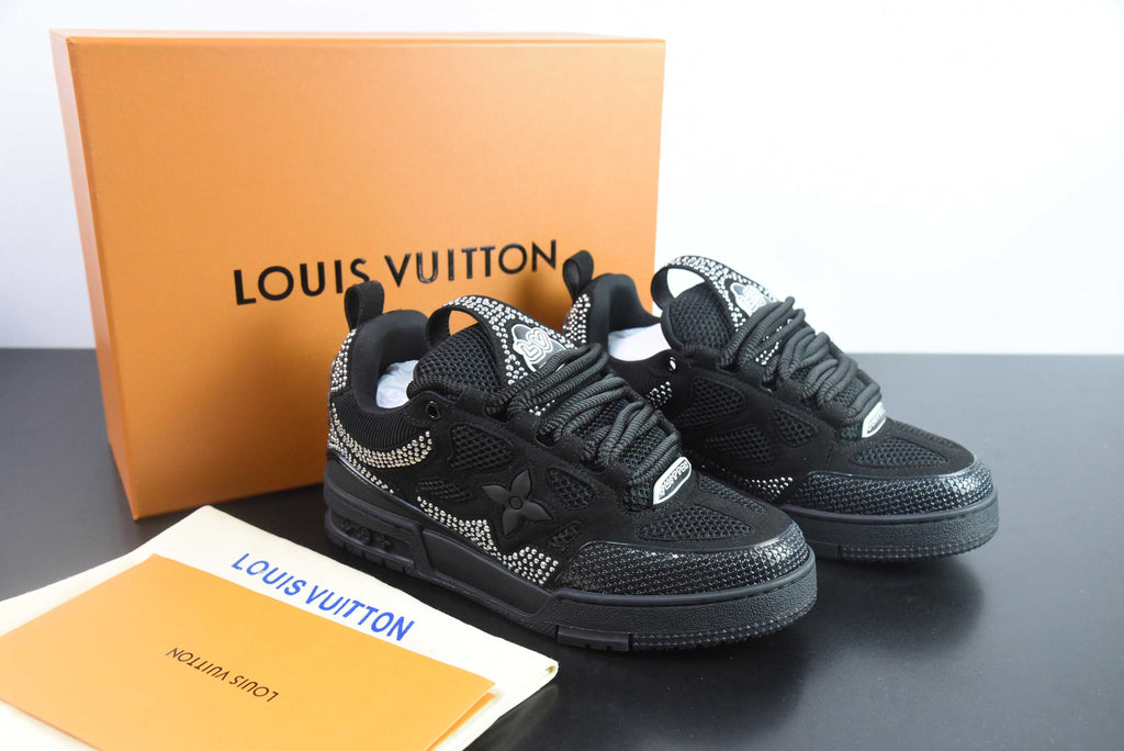 Louis Vuitton Skate Black with Beads