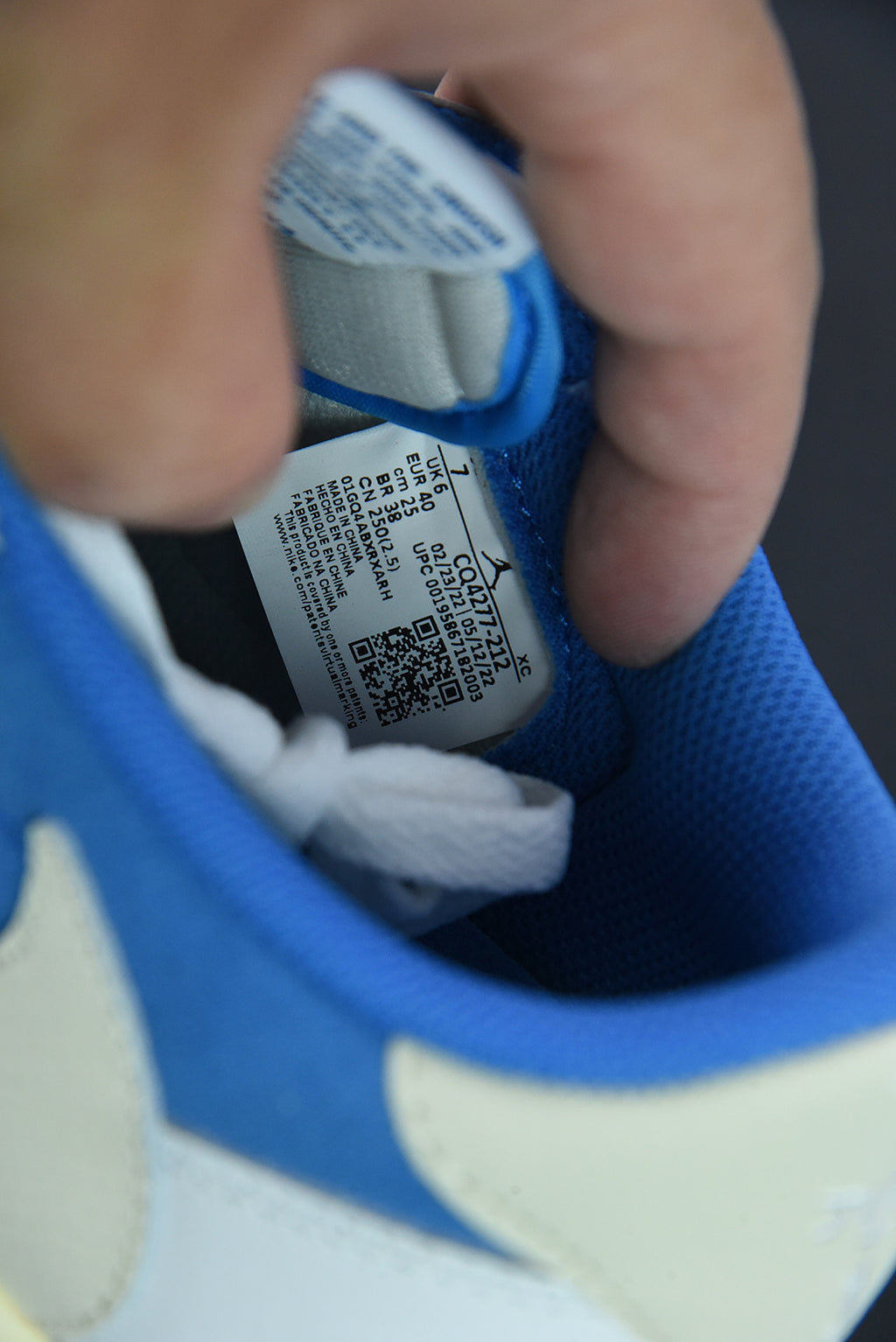 Jordan 1 Low OG SP Travis Fragment UNC Blue