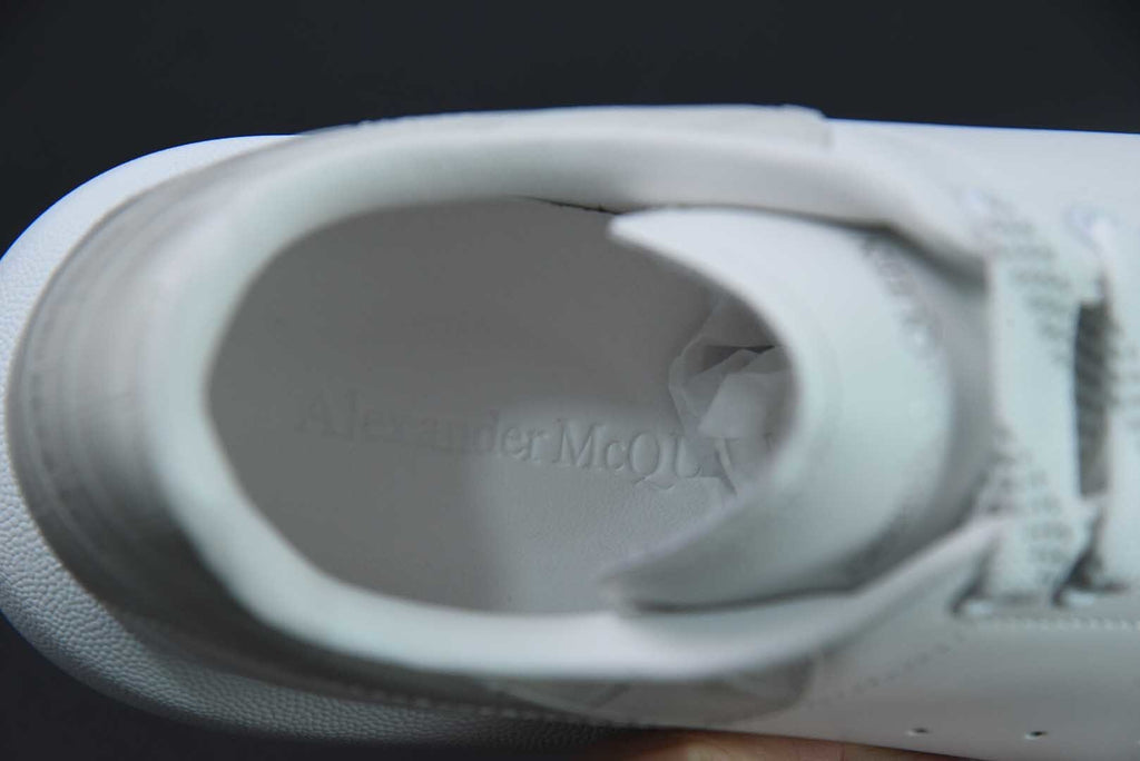 Alexander McQueen Light Gray Crocodile