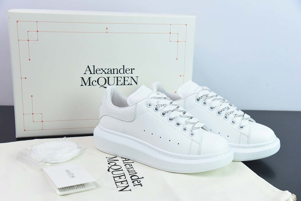 Alexander McQueen White Crocodile