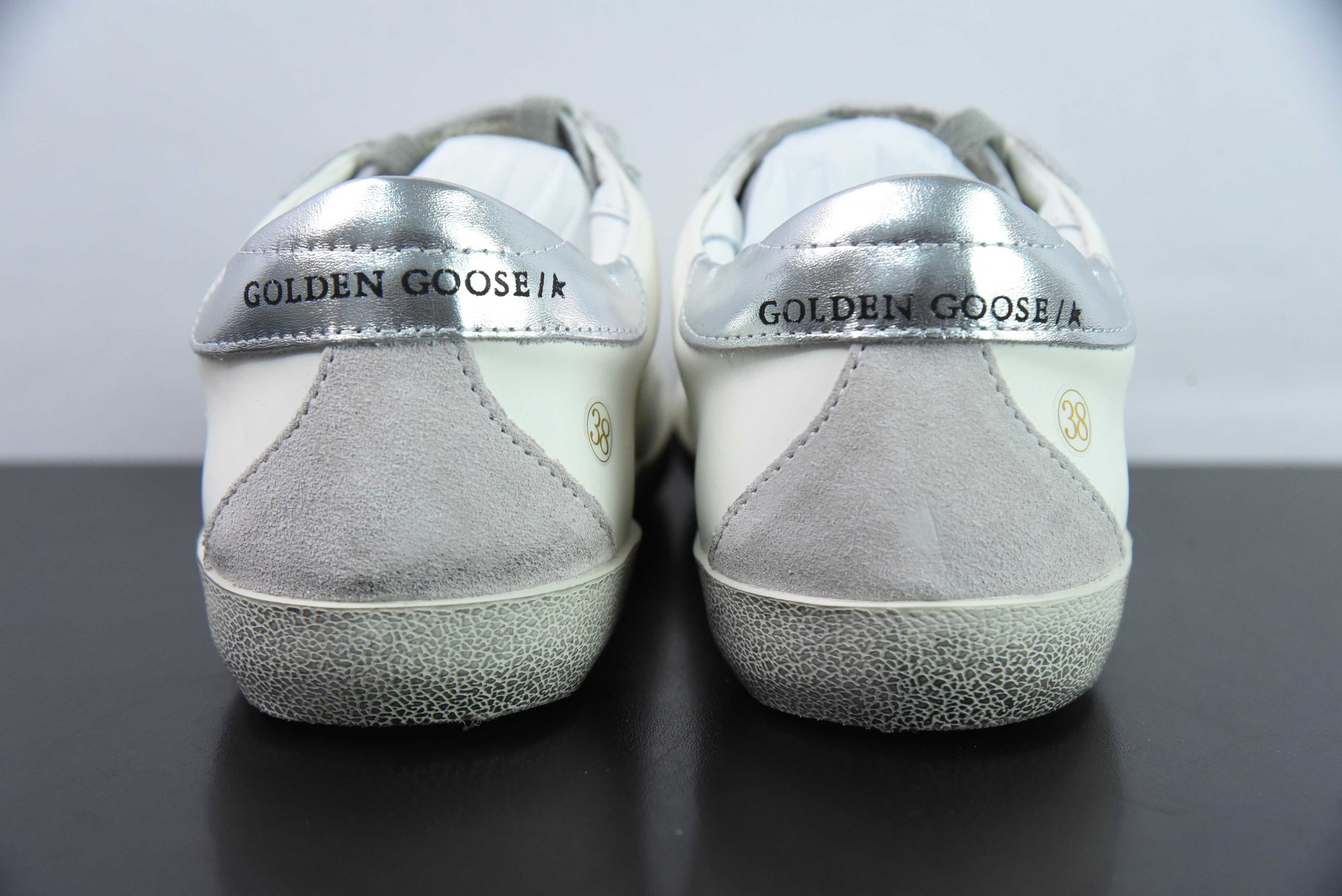 Golden Goose Super Star Silver Gray