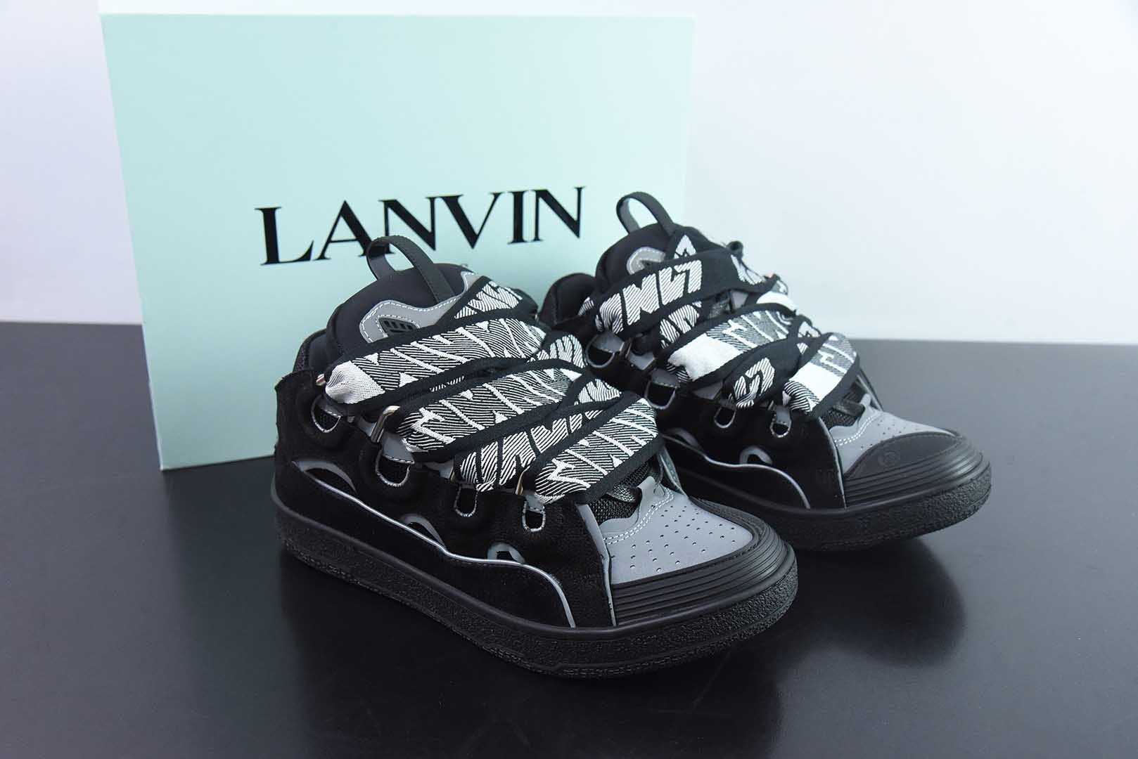 Lanvin Curb Black Gray