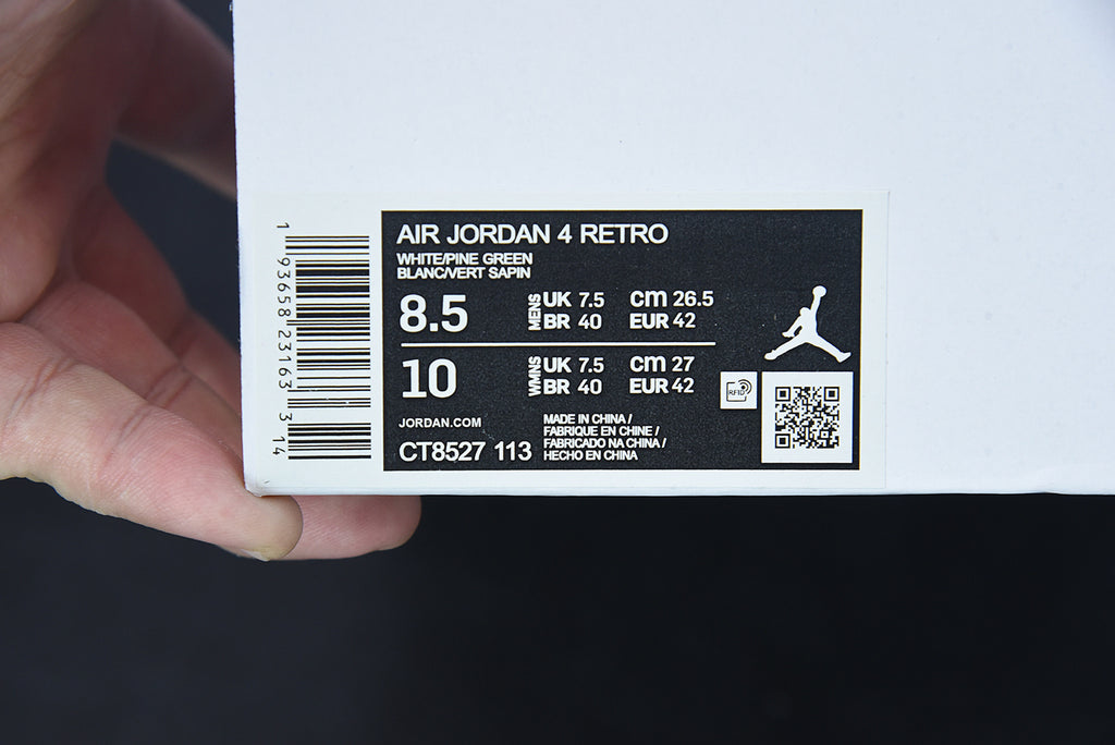 Jordan 4 Retro Metallic Green