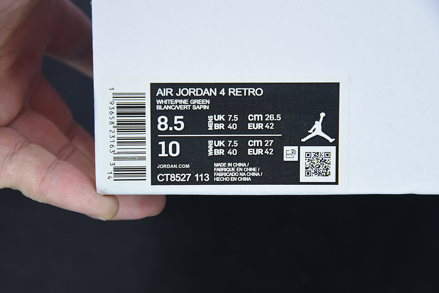 Jordan 4 Retro Metallic Green