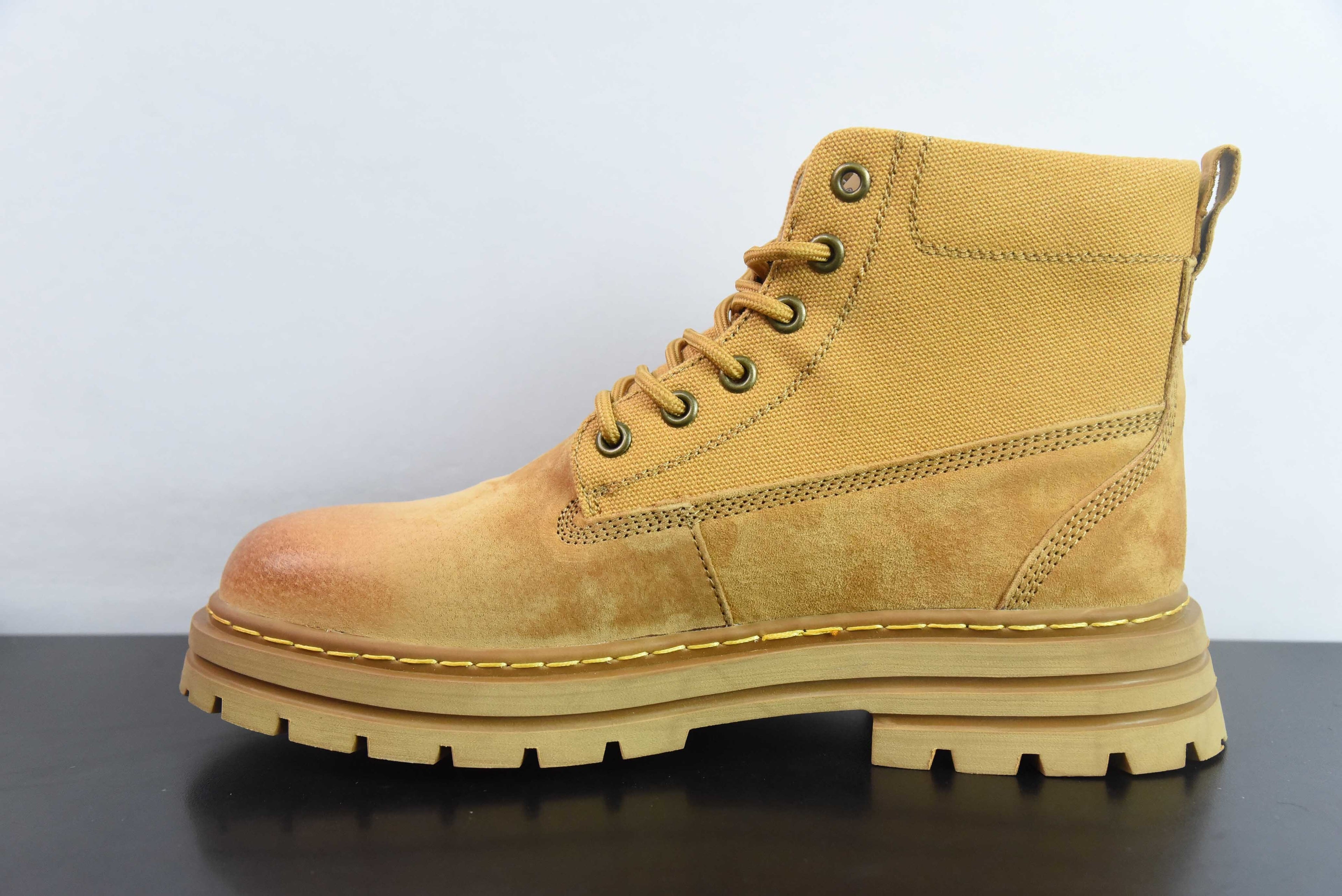 Timberland Camel Leather Boots